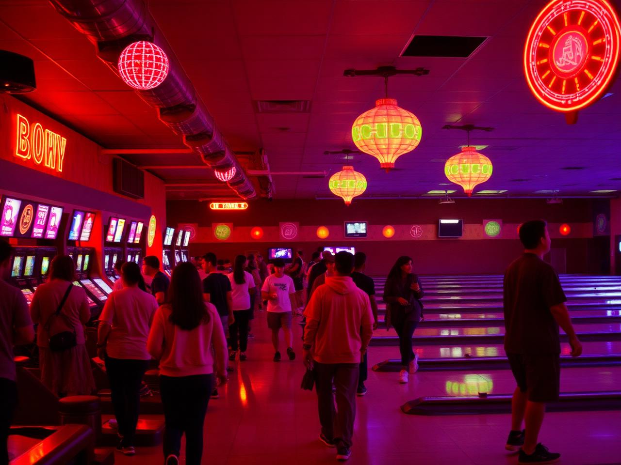 Neon on the Lanes