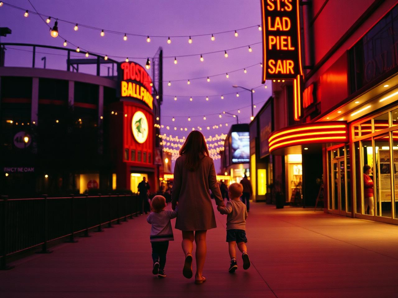 The District at Dusk